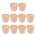 thumbnail image 1 of 10pcs Woven Flower Baskets Woven Storage Basket Organizer for Crafts Decoration, 1 of 7