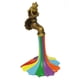 thumbnail image 3 of Estatua de jardín con grifo de , figura de rana de resina, escultura de regalo, figura de Animal para cumpleaños, estanque, inauguración de la, 3 of 9