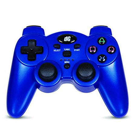 Dreamgear Dgps3-1391 Playstation[r]3 Radium Wireless Controller [metallic Blue]