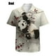 thumbnail image 5 of Camisa hawaiana informal de verano para hombre, camisas con estampado 3D completo de panda lindo, camisa informal unisex de estilo grande con botones para hombre, 5 of 5