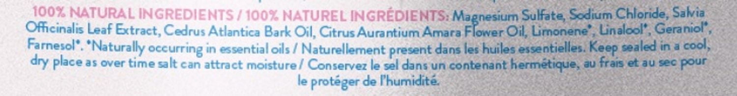 Westlab Zen - Epsom & Himalayan Bathing Salts with Cedarwood, Neroli & Sage Oils | 100% natural, 100% vegan, 100% cruelty-free, 1.36Kg (3lb)