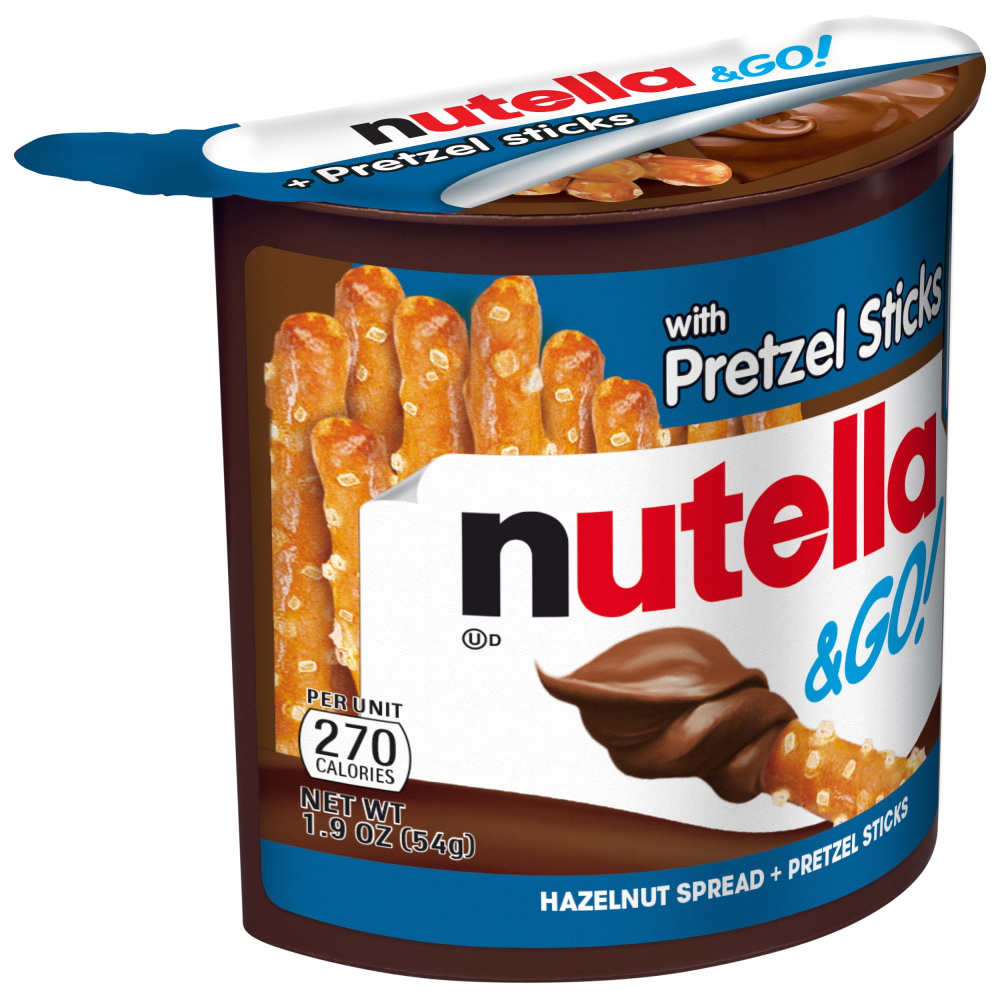 Buy Nutella &amp; GO! Hazelnut and Cocoa Spread with Pretzel Sticks, Snack ...