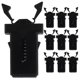 thumbnail image 1 of 10pcs Garbage Can Lock Garbage Can Replacement Buckle Trash Can Push-type Lock, 1 of 4