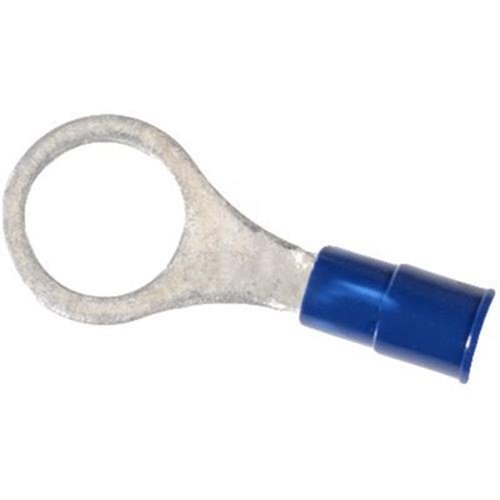 Auveco # 12144 Vinyl Solderless Terminal Ring 16/14 Gauge 5/16" Ring. Qty 25.