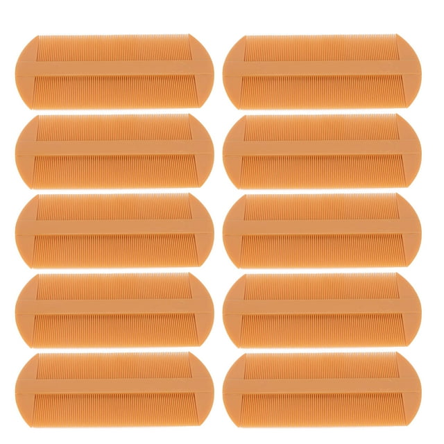 Lice Combs, 10pcs Flea Combs Double Side Remove Tooth Hair Combs For Dog Cat Pet Kid Removal Vintage Plastic Comb Hair Grooming Comb Teeth Combs Fine Tooth Head Lice Carding Tools