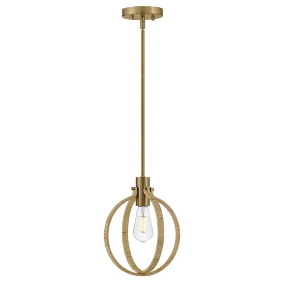83557LCB-BAM Lark Fallon - 5W 1 LED Medium Pendant In Coastal Style-12.25 Inches Tall and 10 Inches Wide