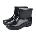 thumbnail image 5 of AUDeals Men's Short Rubber Rain Boots Waterproof Non Slip Mid Calf Mud Shoes Garden Work Outdoor Boots, 5 of 7