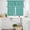 Teal Green, variant on Vintage Teal Green Kitchen Curtains Sets for Windows 36 Inch Length, Farmhouse Retro Solid Color Linen Texture Rod Pocket Window Treatments Tier Curtains and Valances Set for Bedroom/Bathroom