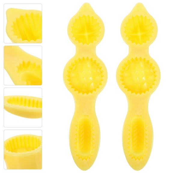 LITINKIMI Cookie Press For Baking Plastic Yellow For Family Baking 2Pcs 8.06X2.16X1.18in