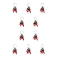 thumbnail image 1 of Inteprter Metal Keychain Pepper Rings Home Door Woman Handbag Man Keyrings Holder Chili Key Fashion Portable Hanging Car Chain uno 10piezas, 1 of 6