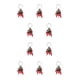 thumbnail image 1 of Inteprter Metal Keychain Pepper Rings Home Door Woman Handbag Man Keyrings Holder Chili Key Fashion Portable Hanging Car Chain uno 10piezas, 1 of 6