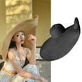 thumbnail image 2 of Beach Hat, Floppy Wide Brim Hat, Roll Up , Black, 2 of 7