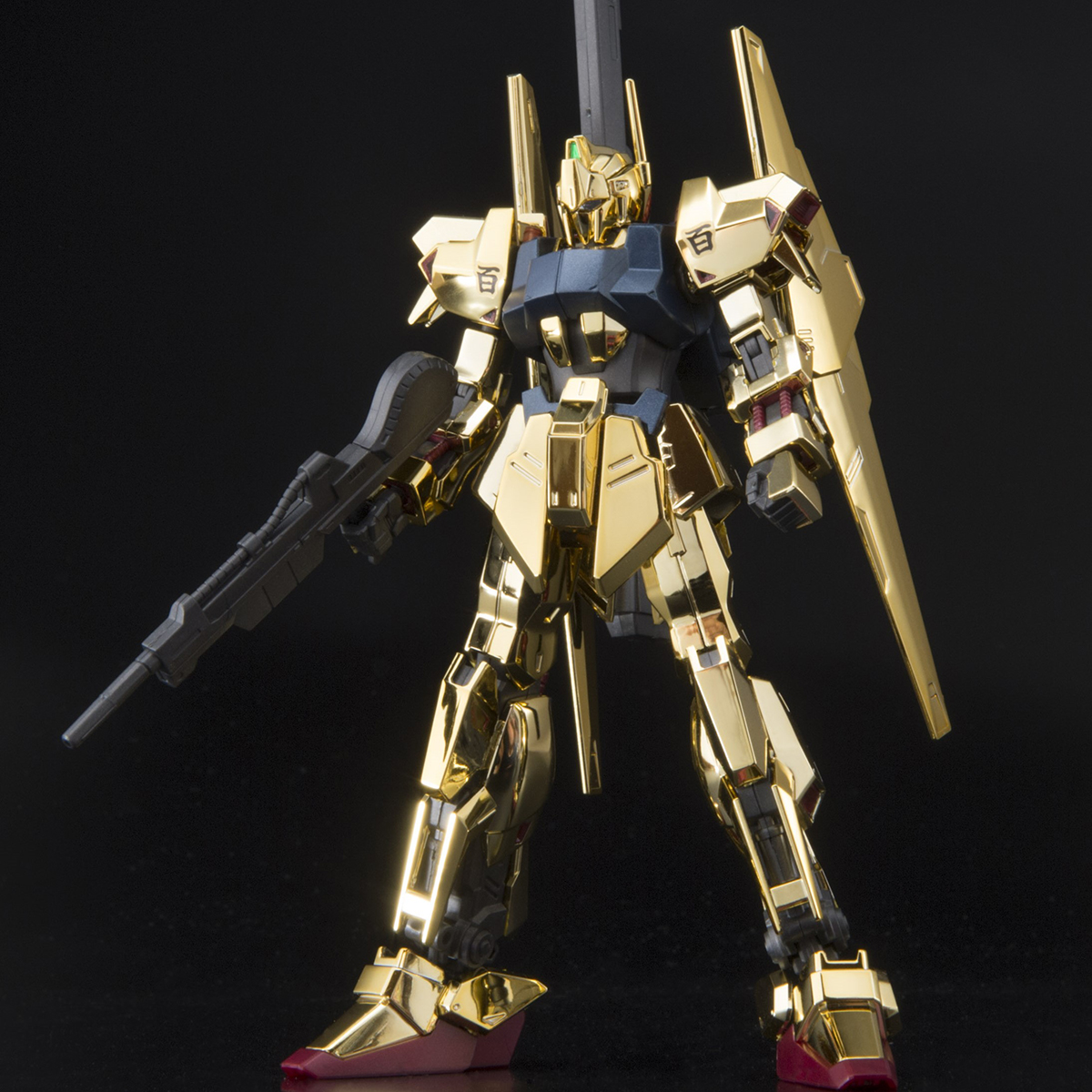 The Gundam Base Limited Hg 1 144 Hyaku Shiki Gold Coating Model Kit Walmart Com
