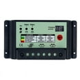 thumbnail image 1 of Controlador de carga solar de batería dual PWM 12V 24V Sistema Baterías Panel de energía Regulador Cargador (10A), 1 of 6