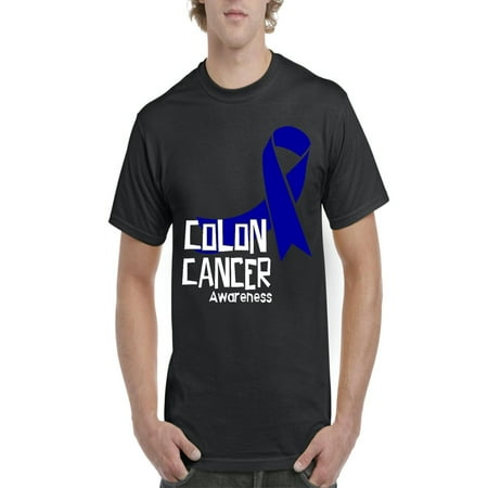 Colon Cancer Awareness Men Shirts T-Shirt Tee (Best Colon Cancer Blogs)