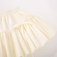 thumbnail image 7 of Fgnfyis Skirts for Girls Bow Ribbon Flutter Party Shorts Adorable Lightweight Skirt Girls Beige 6-7 Years, 7 of 7
