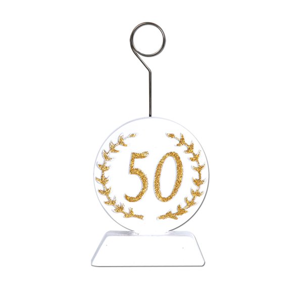 Glittered 50 Photo Balloon Holder 6 Oz - 6 Pack