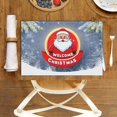 thumbnail image 4 of Christmas Placemats, Stylish Santa Claus Cute Cartoon Style Durable Indoor Door Mats 6pcs/Pack 17.7" X 13", Clip Art Non-Slip Outdoor Doormat for Cafe Coffee Table, 4 of 5