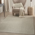 thumbnail image 3 of Nourison Courtyard Indoor/Outdoor Ivory Silver 5' x 7' Area Rug, (5x7), 3 of 11