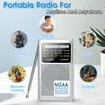 thumbnail image 5 of Greadio NOAA Weather Radio, AM/FM Battery Operated Transistor Portable Radio with Best Reception, 5 of 8