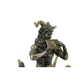 thumbnail image 2 of Veronese Design 9 1/2 Inch Pan Playing Flute Cold Cast Resin Bronze Finish Statue Home Decor, 2 of 4
