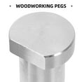 thumbnail image 3 of Masteelf  4 Pcs Nonslip Woodworking Planing Plug Workbench Accessories Silver, 3 of 8