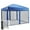 Blue, variant on Aoodor 12'x12' Pop Up Canopy with Removable Mesh Sidewalls, Outdoor Portable Instant Shelter Tent-Black