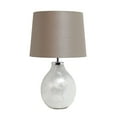 thumbnail image 1 of Simple Designs 1 Light Pearl Table Lamp with Fabric Shade, 1 of 5