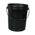 thumbnail image 4 of Cubo multiusos para almacenar pintura con asa. Cubo pintura. Contenedor almacenamiento para pintura, disolventes y recubrimientos. Uso diario. 18L Negro Sin Tapa, 4 of 8
