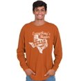 thumbnail image 2 of Texas Everything's Bigger State Shape Long Sleeve TShirt Men Women Brisco Brands S, 2 of 2