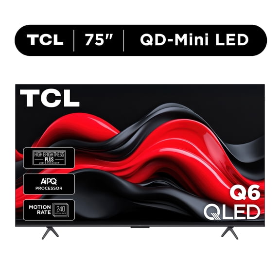 TCL 75Q651G 75” Class Q6 QLED TV 75Q651G 4K UHD HDR Smart Google