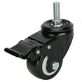 thumbnail image 6 of Heavy Duty Swivel Caster Wheel with Dual Bearings, Low Noise Design, 2.5 Inch Diameter, M12 Mount, Includes Brake for Smooth Movement and Controlled Stopping, 6 of 9