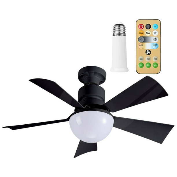 Lámpara para Ventiladores Techo LED Ventilador 30W Con Mando A Distancia El Del