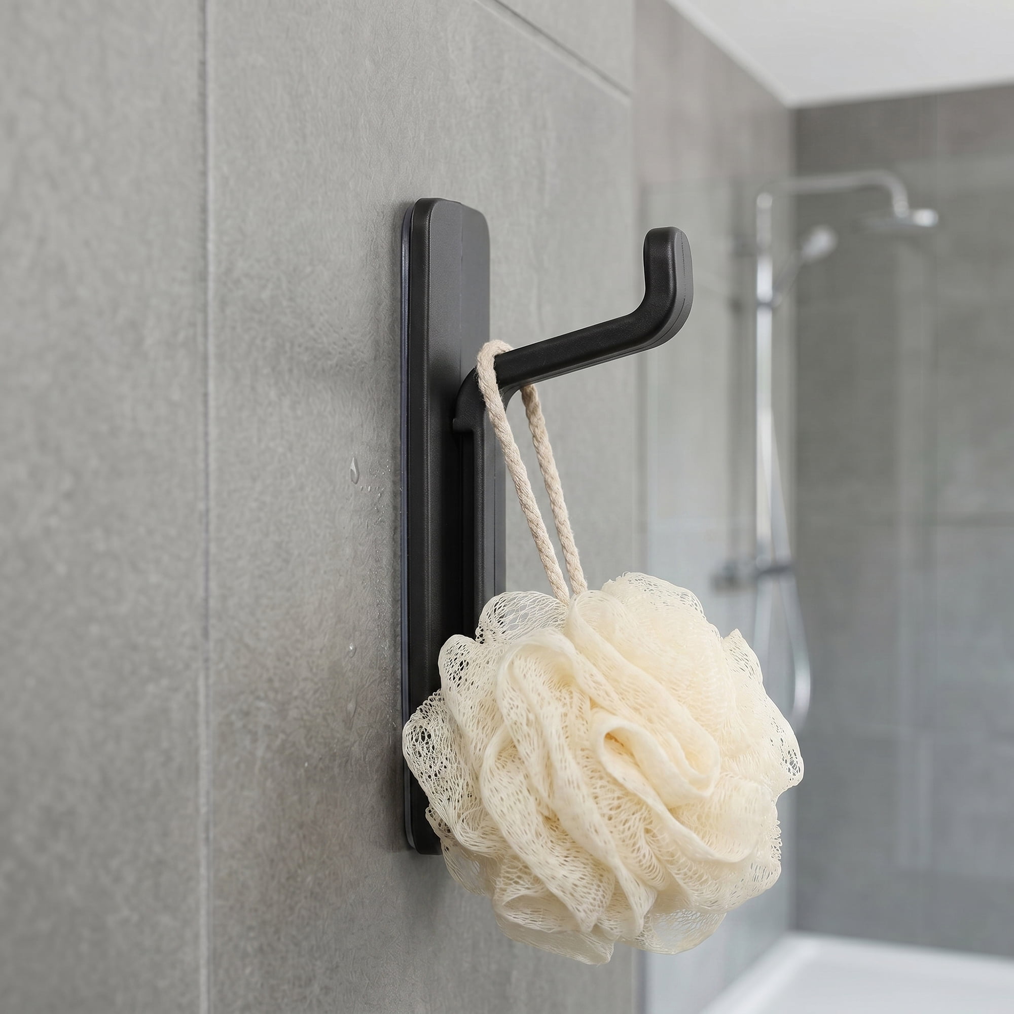 Unique Bargains 8Pcs Utility Hooks ABS Durable Wall Hooks Black