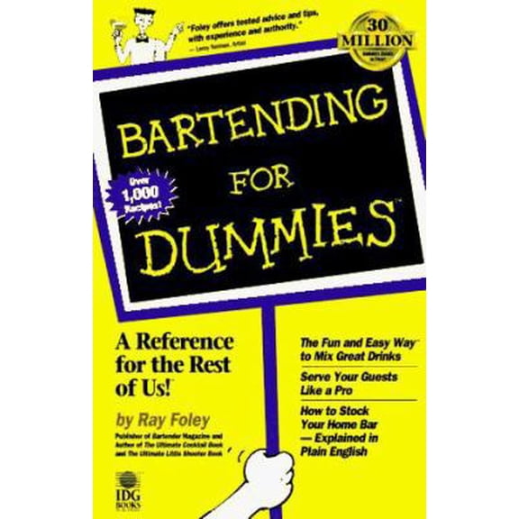 Pre-Owned Bartending for Dummies (Paperback) 0764550519 9780764550515