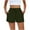 Army Green, variant on Cotton Shorts Summer Casual Soft Lounge Short Pants for Women with Pockets Drawstring Elastic Waist Sweatshorts (S, Army Green)
