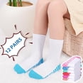 thumbnail image 2 of 12 Pairs Girls Crew Socks, Kids Athletic Socks for Toddler Girls (1-14 Years) Calf Cotton Sock School Running Sports, 2 of 7