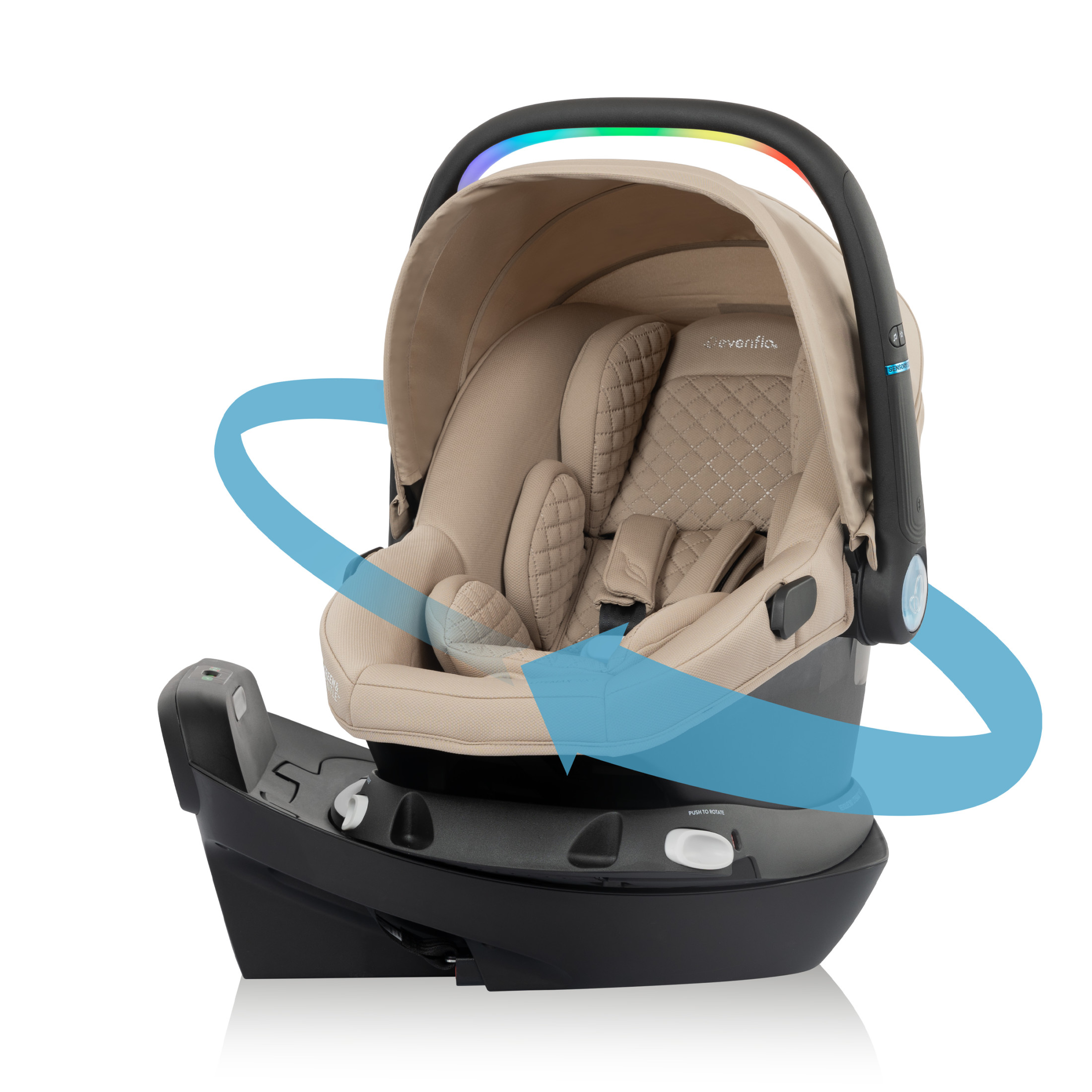 Evenflo Revolve180 LiteMax NXT Rotating Infant Car Seat