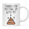thumbnail image 1 of CTDream Funny Thank You Gratitude 11oz. Coffee Mug Gift, Thanks For Putting Up With My, Funny Shit Graphic, 1-Pack, Novelty Cup Gifts Ideas for Him Her, 1 of 7