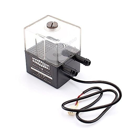 ASHATA 800L/H Water Cooling Pump Reservoir For PC - 8W, 4M Head, With Bracket & Rubber Rings