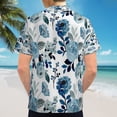 thumbnail image 6 of High Quality Hawaiian Shirts for Men Short Sleeve Aloha Beach Shirt Floral Summer Casual Button Down Shirts Blouses 4R4C3N, 6 of 7