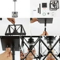 thumbnail image 5 of JONATHAN Y Amara 8" 1-Light Industrial Farmhouse Iron/Glass LED Pendant, Oil Rubbed Bronze, 5 of 9
