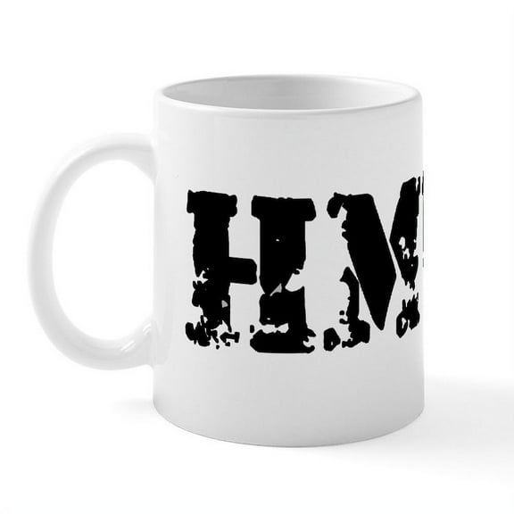 CafePress - HMFIC Black Mug - 11 oz Ceramic Mug - Novelty Coffee Tea Cup