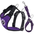 thumbnail image 1 of Lukovee Arn¨¦s para Perro, Arneses Sencillos para Perros con Correa de Conector, Multifunci¨®n Cintur¨®n de Seguridad Ajustable para Mascotas, Doble Tejido de Malla Transpirable, para Perro Peque?o Me, 1 of 5