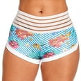thumbnail image 3 of Xuyuer Womens Booty Scrunch Shorts Fashion Butt Lifting Ruched Shorts High Waist Dance Workout Hot Pants with Pockets, 3 of 4