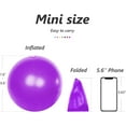 thumbnail image 2 of Exercise Ball Small,Pilates Ball 9 Inch Core Ball,Small Exercise Ball with Pump,Barre Ball,Mini Bender Ball, Pilates, Yoga, Workout, Bender, Core Training and Physical Therapy, 2 of 7