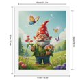 thumbnail image 2 of Paint by Numbers Kit for Adults, Gnome Garden Bliss Butterflies Paint by Numbers, Easy Paint by Numbers Kit for Adults Beginner, DIY Adult Paint by Number Kits on Canvas, 12x16in Home Decor, 2 of 7