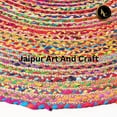 thumbnail image 4 of Jaipur Art And Craft Home Décor Eco Friendly Oval Handmade Jute Area Rug Braided Reversible Carpet Rug Size - (4x6 Sq Feet), (48x72 Inches), (120x180 CM), 4 of 5