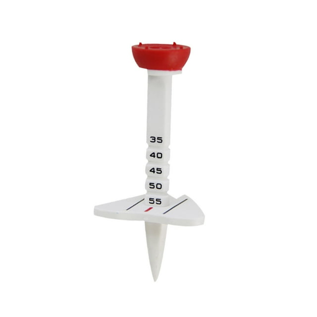 Marcador de pelota de golf Zulema con soporte altura ajustable Rojo