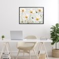 thumbnail image 3 of Stupell Industries Traditional Buds And Daisies Floral Black Framed Giclee Art, 24 x 16, by Petals Prints Design, 3 of 8